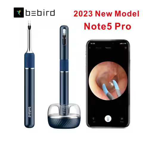 Bebird All-in-1 Ear Wax Removal Tool Note 5 Pro Ultimate Version 10 Megapixel Endoscope Visual Earpi