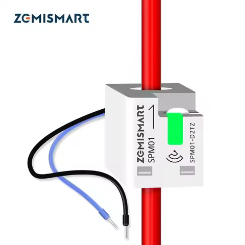 Zemismart Smart Energy Meter Zigbee Monitor Electric Sensor Measure Work with Tuya App Supports Home