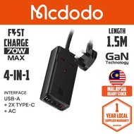 Mcdodo CH466 70W GaN Fast Charger & Protection Power Strip(UK)