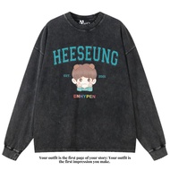 VEGA88 *heeseung* oversize longsleeve shirt | Oversized t-shirt | Washed T-SHIRT | Washing | Vintage