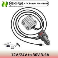 NOONOPH DC Power Converter, 12V/24V to 30V Digital Display Boost Power Converter, Durable 3.5A Max D