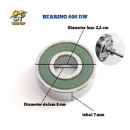 Bearing KNB 608DW ZZ Bearing AC NSKOriginal