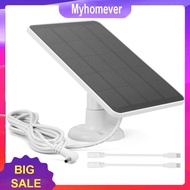 20W IP  Camera Charger with 3-meter Charging Wire Solar Panel Charger 360 Rotating for Outdoor  Came