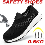 NEW Fashion Steel Toe Shoes Kevlar Fiber Safety Shoes Breathable Steel Toe Work Shoes for Men Women