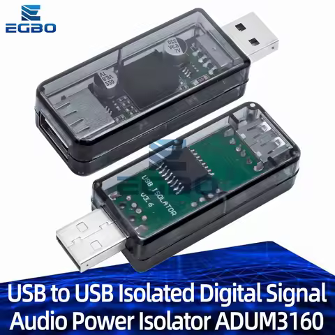USB to USB Isolated Digital Signal Audio Power Isolator ADUM3160 12Mbps 1.5Mbps