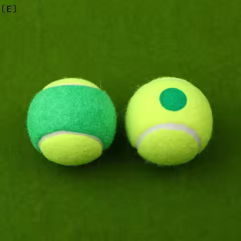 〔E〕1Pc Tennis Balls For Kids Soft Elastic Low Compression Pressureless Training Ball For Youth Begin