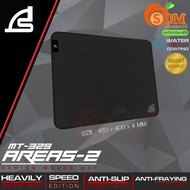 MOUSE PAD (เมาส์แพด) SIGNO GAMING (MT-329) AREAS-2 HEAVILY TEXTURED WEAVE ANTI-SLIP RUBBER BASE (450x400x4MM) -ของแท้