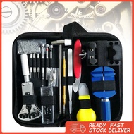 147PCS Watch Repair Kit for starters complete basic tools for watch modification with Carrying Case