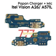 PREMIUM Papan Konektor Charger Mic Infinix Itel Vision A26 A571L PCB Cas Casan