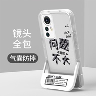 No Problem Stand Case for Xiaomi Note 14 13 12 11 11s  Pro Plus 5g 10C 9A Redmi 13C Poco F7 F6 X6 X5