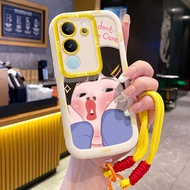 VIVO V29 5G V29E 5G V29 Pro 5G Case Cartoon With Lanyard