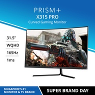 PRISM+ X315 PRO 31.5 165Hz 1ms Curved WQHD [2560 x 1440] Adaptive-Sync Gaming Monitor