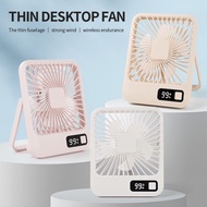 【SG Stock】Portable Fan Strong Wind Mini Table Fan USB Fan Desk Battery 4500mAh