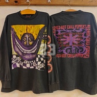 [23]REDHOT CHILLI PEPPERS WORLD TOUR @94 Bio washed long sleeve shirt vintage