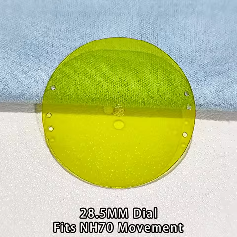 28.5MM NH70 Transparent Dial Fit NH70 Movement Watch Accessories 28.5MM Plastic Dial Multi Color Dia