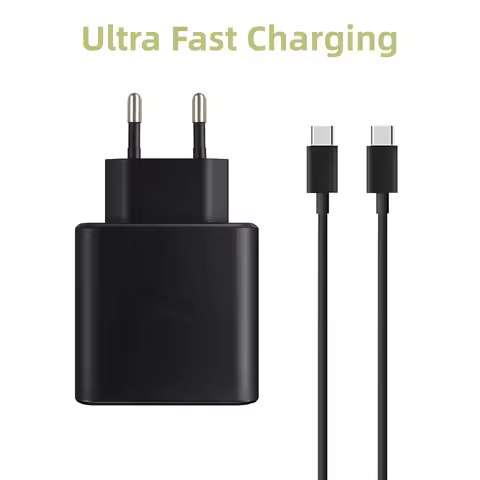 Charger FasChageek Extra Fast 45W type C, USB-C, with 1.5 m Cable for Samsung Galaxy S23 Ultra/S23/S