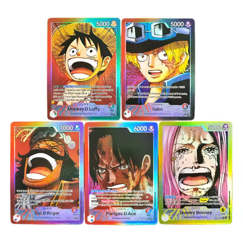 DIY One Piece Card Game ACE Luffy Sabo Bonney Roger OP13-002 OP13-001 OP13-004 OP13-100 Collection E