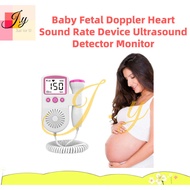 Baby Fetal Doppler Heart Sound Rate Device Ultrasound Detector Monitor Fetal Sound Detector LCD Curv