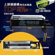 AC草影AQUA TURBO 600 單層上部過濾組（2尺~3尺）一個上部過濾器 魚缸過濾 水族先過濾