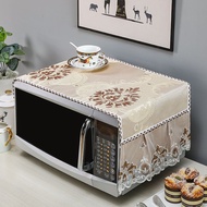 Sanchengby3949 Spring Flower Autumn Moon Microwave Oven Cover Anti-dust Cover Oven Cover Cloth House