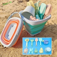 FUZOU 1 Set Beach Sand Play Toys, Bucket Plastic Beach Bucket Toys, Sand Bucket Pit Tool Shovel Ligh