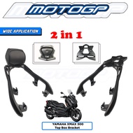 1 Set Yamaha Xmax Bracket with Backrest Interchangeable Heavy Duty Motorcycle Accessories