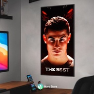 Ronaldo Wall Painting Decorating Coffee Shops, Net Shops, Gaming Corners
