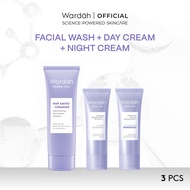 Wardah Renew You Paket Facial Wash + Day Night Cream 15 gr