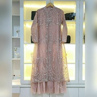 Ghamus Lebaran Idul Fitri Ghamis Latest 2025 Syari Party Dress Imported Muslim Clothing for Teenager