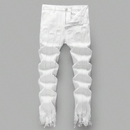 Quần Jeans Ống Thẳng Rộng Thoải Mái Cho Bé Trai Tuổi Teen Thời Trang Thiết Kế Thường Ngày Sense Tua