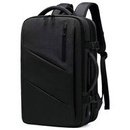 Backpack men's backpack 17.3-inch computer bag can be expanded, large-capacity, multi-function business travel