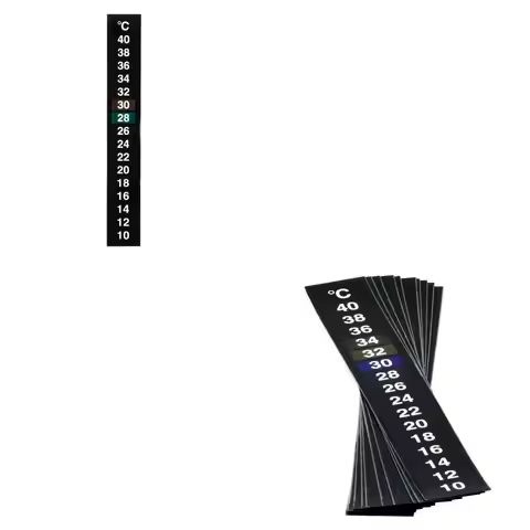 Aquarium Thermometer Fish for Tank Temperature Tester Sticker Adhesive Strip