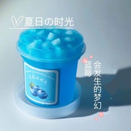 300ML Clear Slime Kit Slime for Kids with Jelly Cubes Slime Pack Add Ins Non Stick Slime Party Favor