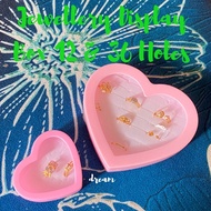 Jewellery Box For Ring Earring Brooch Kotak Barang Kemas Heart Shaped Box Pink Box Jewelry