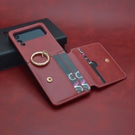 ZFlip7 Casing Case For Samsung Galaxy Z Flip 6 Z Flip 7 Z Flip 5 Z Flip 4 Z Flip 3 Z Flip7 FE Card W