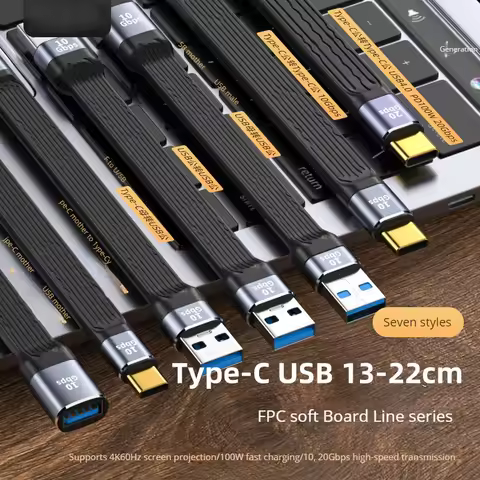 Usb3.1 Usb4.0 Type C Charging Data Cable Line Extension Cord Type C Usb C Data Charging Line Cable U
