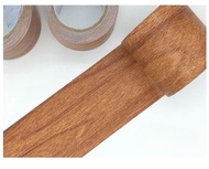 【SG】5M/Roll Home Decor Tape Floor Wood Grain Repair Realistic Skirting Line Furniture Renovation Duct Tape Adhensive