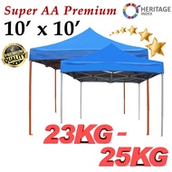 Super AA Premium 10'x10' Heavy Duty Canopy Night Market Canopy Tent Kanopi Khemah Niaga Pasar Malam