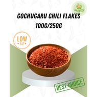 (Gochugaru 고추가루) KOREAN RED CHILLI PEPPER FLAKES / KOREAN RED PEPPER CHILLI POWDER 100g 250g