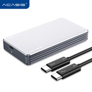 Acasis Thunderbolt3 40Gbps NVME M.2 SSD External SSD Enclosure   Aluminum with 40Gbps  Thunderbolt3 