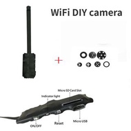 DIY 4k 1080P HD Wifi Camera Module With Lens cover + Battery Monitor Security Surveillance Camcorder IP