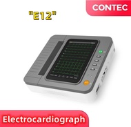 CONTEC E12 12 Channel 12 lead Touch ECG Electrocardiograph Interpretation with PC Software Printe