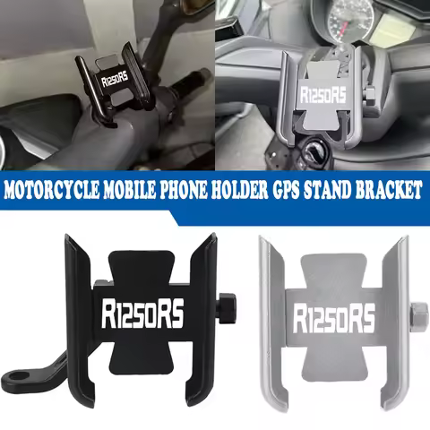 Motorcycle Part Handlebar Mobile Phone Holder GPS Stand Bracket FOR BMW R1250RS 2019-2024 2023 2022 
