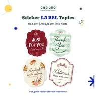 Cake Jar Label Stickers Cute Aesthetic Cake Jar Label Stickers