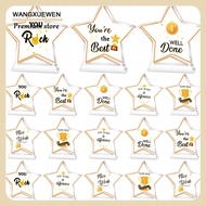 [COD] 12 Pcs Employee Appreciation Gifts Acrylic Awards Star Trophies Employee Of The Month Inspirat