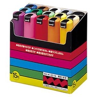 三菱鉛筆 水性簽字筆 uni POSCA 粗字方頭 PC8K 15色組
