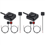 (LAC1) 8 Pcs Momentary Switch Momentary Push Button ON Off Switch 12V 24V Surface Mount Mini Button