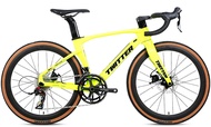 TWITTER Freedom-Disc Carbon Fiber 24" Wheel Road Bike - Yellow - RS-22S
