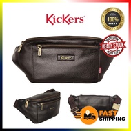 KICKERS ORIGINAL COW LEATHER WAIST POUCH BAG BEG LELAKI KULIT ORIGINAL LEMBU ASLI BEG PINGGANG BRAND