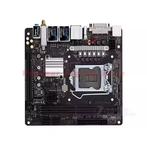 for ASROCK Z270M-ITX/ac LGA1151 Mini ITX 17x17 DDR4 Motherboard Support Intel 6th 7th Gen, Dual LAN,